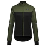 GOREWEAR Phantom Jacket Womens, Black/Utility Green, 38