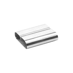 APS Porte-carte de table en acier inoxydable poli mat Longueur 80 mm Largeur 70 mm