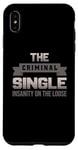 Coque pour iPhone XS Max Funny Criminal Single Design - La folie à pied libre