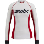 Swix Swix Triac Dry Breathe Long Sleeve W Bright White / Swix Red