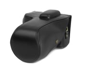 Camera Bag Case for Nikon D7100 / D7200 Faux Leather Bag Black CC1341a