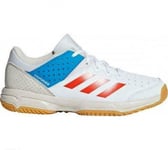 Adidas Indoor Court Stabil Junior White Shoes Trainers - B22579
