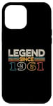 Coque pour iPhone 12 Pro Max Légende depuis 1961 Original Vintage Birthday Est legend
