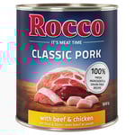 Ekonomipack: Rocco Classic Pork 12 x 800 g - Nötkött & kyckling