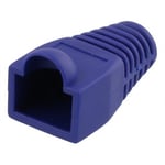 DELTACO RJ45 5,6mm -kontaktskydd, 20 st, blått