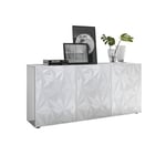 Buffet/bahut design laqué 181 cm Andreasse II Blanc ou gris