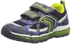 Geox boy J Android C Low-Top Sneakers, Blue (Navy/Lime C0749), 24