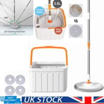 180° Rotate Spin Mop + Washing Dry Function Separate clean and dirty water
