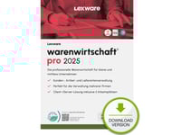 Lexware Warenwirtschaft Pro 2025 "Unbegrenzte Laufzeit" Download, Varuhanteringssystem, Tyska, Esd (Electronic Software Download), 1 År, Windows 11 Enterprise X64, Windows 10, Windows 11 Home, Windows 10 Education, Windows 11 Pro,...