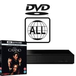 Panasonic Blu-ray Player DP-UB150EB-K MultiRegion for DVD includes Casino UHD