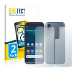 brotect 2-Pack Screen Protector compatible with Doro 8050 / Plus (Front + Back) - HD-Clear Protection Film