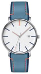 Junghans 41/4481.00 FORM Quartz (39.9mm) White Dial / Blue Watch
