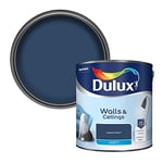 Dulux 5293076 Walls & Ceilings Matt Emulsion Paint, Sapphire Salute, 2.5 Litres
