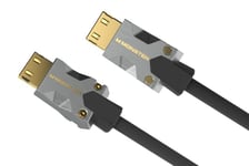 Monster M1000 HDMI Cable 3m, Premium HDMI 2.0, HDMI-Cable 4K, High-Speed HDMI Cable 22.5 Gbps, HDR, 24K Gold connectors, TV Cable, Compatible with Game Consoles, Laptops, DVD Players and Amplifiers