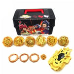 Flame Beyblade Burst Gt Gold B 145 144 142 With Launcher Box