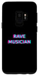 Coque pour Galaxy S9 Rave Musician Techno EDM Music Maker Festival Composer Raver