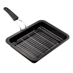 Grill pan with Tray Oven,  None Stick  Oven Grill Pan Non Stick 28 x 23cm