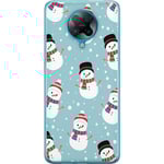 Xiaomi Poco F2 Pro Transparent Mobilskal Snögubbar