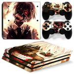 Kit De Autocollants Skin Decal Pour Console De Jeu Ps4 Pro Corps Entier One Piece Horizon, T1tn-P4pro-1383