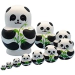 Rysk Panda Matryoshka 10 lager