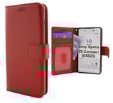 New Standcase Wallet Sony Xperia Z5 Compact (E5823) (Röd)