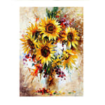 5D DIY Diamond painting - Solros