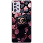 Samsung Galaxy A52s 5G Genomskinligt Skal Chanel Black and Pin