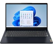 LENOVO IdeaPad 3i 15.6" Refurbished Laptop - Intel®Core i3, 128 GB SSD, Blue (Excellent Condition), Blue