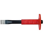 Eclipse Professional Tools 22-210R/07 Guarded Flat Chisel, Red, 10 x 1-Inch