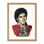 Wee Blue Coo Wayne Maguire Thriller Michael Jackson Tattooed Large Art Print Poster Wall Decor 18x24 inch Supplied Ready To Hang With Included Mount Brackets
