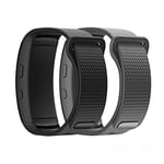 TOPsic Bracelet pour Gear Gear Fit2 Pro/ Fit2 Bracelets de Montre, Remplacement en Silicone Bande Bracelet pour Gear Fit 2 Pro SM-R365/ Gear Fit2 SM-R363 Bracelets