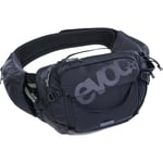 EVOC Hip Pack Pro 3 - Black (3L Capacity, 2 Bottle Carriers, Ventiflap)