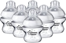 6 x 150ml Tommee Tippee Closer to Nature Feeding Bottles Adavance Anti-Colic 0+