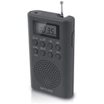 Radio portable MUSE M-03 R - Syntoniseur de radio numérique FM - Alarme - Antenne de barre DG