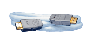 SUPRA 1001100252 Patchkabel 2 x HDMI, gjutna kontakter 1 m