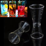 Plastic Jigger Single Double Cocktail Wine Short Drink Bar Party Large