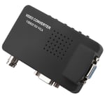BNC Svideo To VGA HD Converter Adapter For Computer PC Monitor UK EU Plug AUS