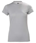 Helly Hansen Womens HH Tech T-Shirt, S, Light Grey