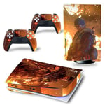 Autocollant Stickers de Protection pour Console Sony PS5 Edition Standard - - Call of duty (TN-PS5Disk-4032)