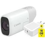 Canon Powershot ZOOM WHITE ESSENTIAL Kit + ETUDE