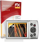 atFoliX 3x Screen Protection Film for Canon Digital IXUS 185 matt&shockproof