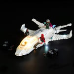 Led Lighting Kit for LEGO Marvel Stark Jet And The Drone Attack,Compatible with LEGO 76130 Building Blocks Model- (NOT Included The Model)