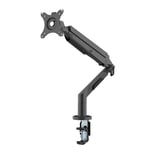 Thingy Club Gas Spring Single LCD Arm Desk VESA Bracket & Monitor Arm Stand for 10"-30" Screens: Tilt up 90° /down 45°, Swivel left/right 180°, 360° Rotation