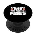 French Fry Fan, Just Came for the Fries PopSockets Swappable PopGrip