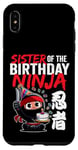 Coque pour iPhone XS Max Ninja, thème japonais pour sœur de l'anniversaire