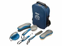 Oster Grooming Kit -7 piece Grooming Kit for Horses - Blue with Bag