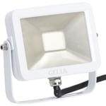 Gelia Slimline Strålkastare LED, 10 W, IP65 med frostat glas