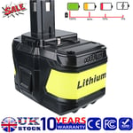 7.0AH 18V Battery For Ryobi ONE+ PLUS RB18L50 P108 Lithium-Ion RB18L40 P106 P109