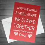 Valentines Day Lockdown Card For Boyfriend Girlfriend Husband Wife Novelty Card