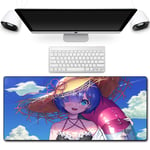 HOTPRO Professional Gaming Mouse Pad,Non-Slip Rubber Base Anime Mousepad with Smooth Surface Desk Pad Great for Laptop,Computer & PC(900X400X3MM) Life In A Different World-4